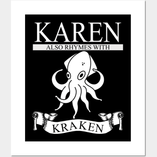 Karen Rhymes with Kraken Posters and Art